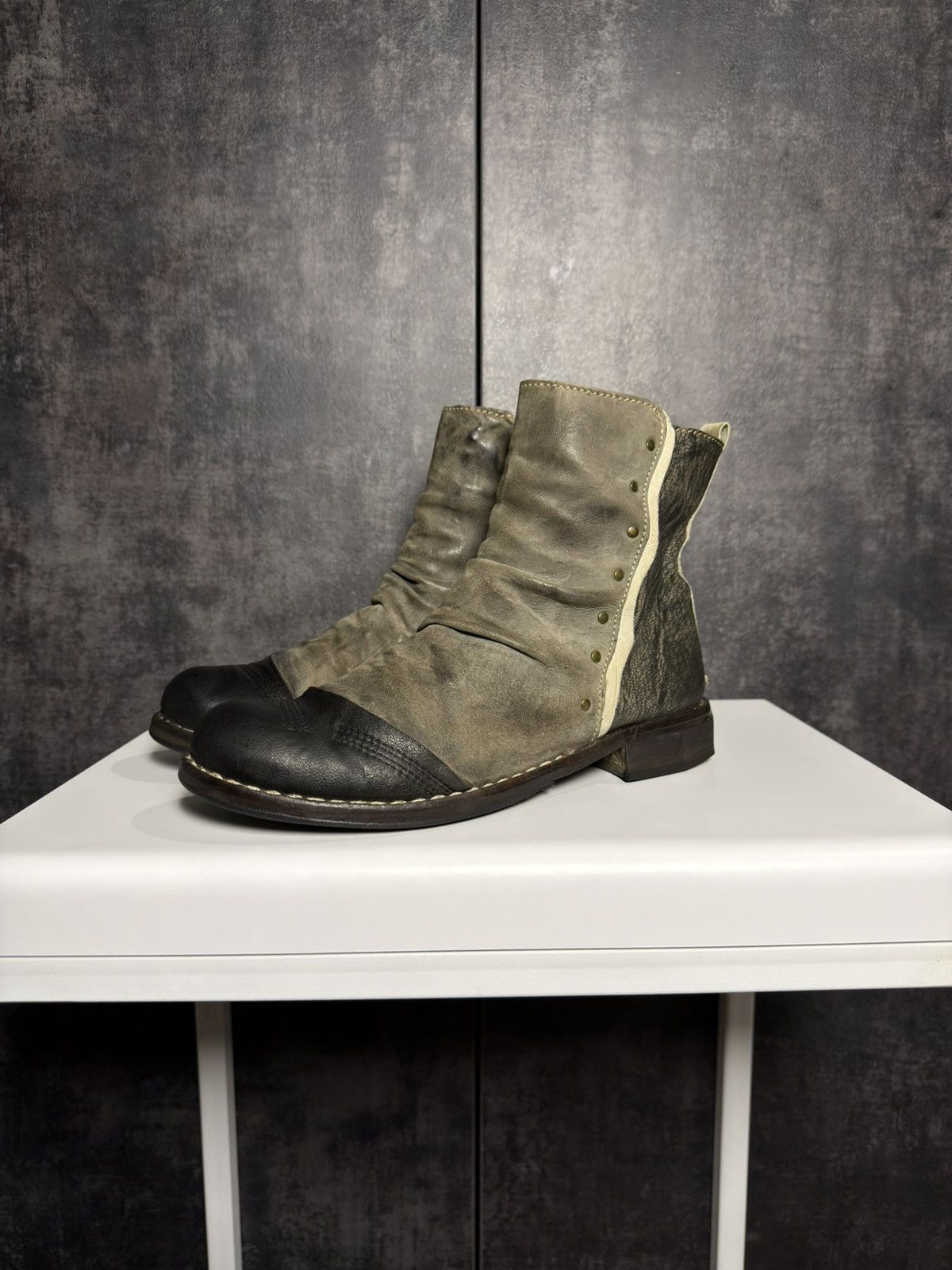 A.S.98 Vintage Leather Boots AS98 Guidi Balenciaga Dirk Owens Yohji Size US 9 / IT 39 - 9 Thumbnail