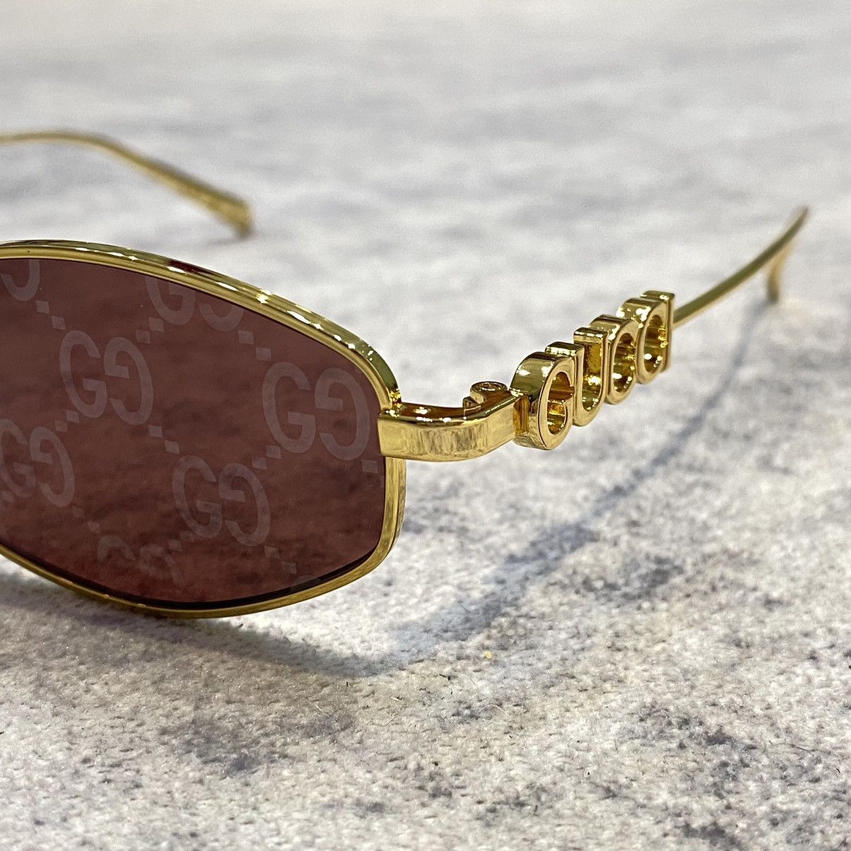 Gucci GUCCI GG1802S 002 GOLD RED Size ONE SIZE - 2 Thumbnail