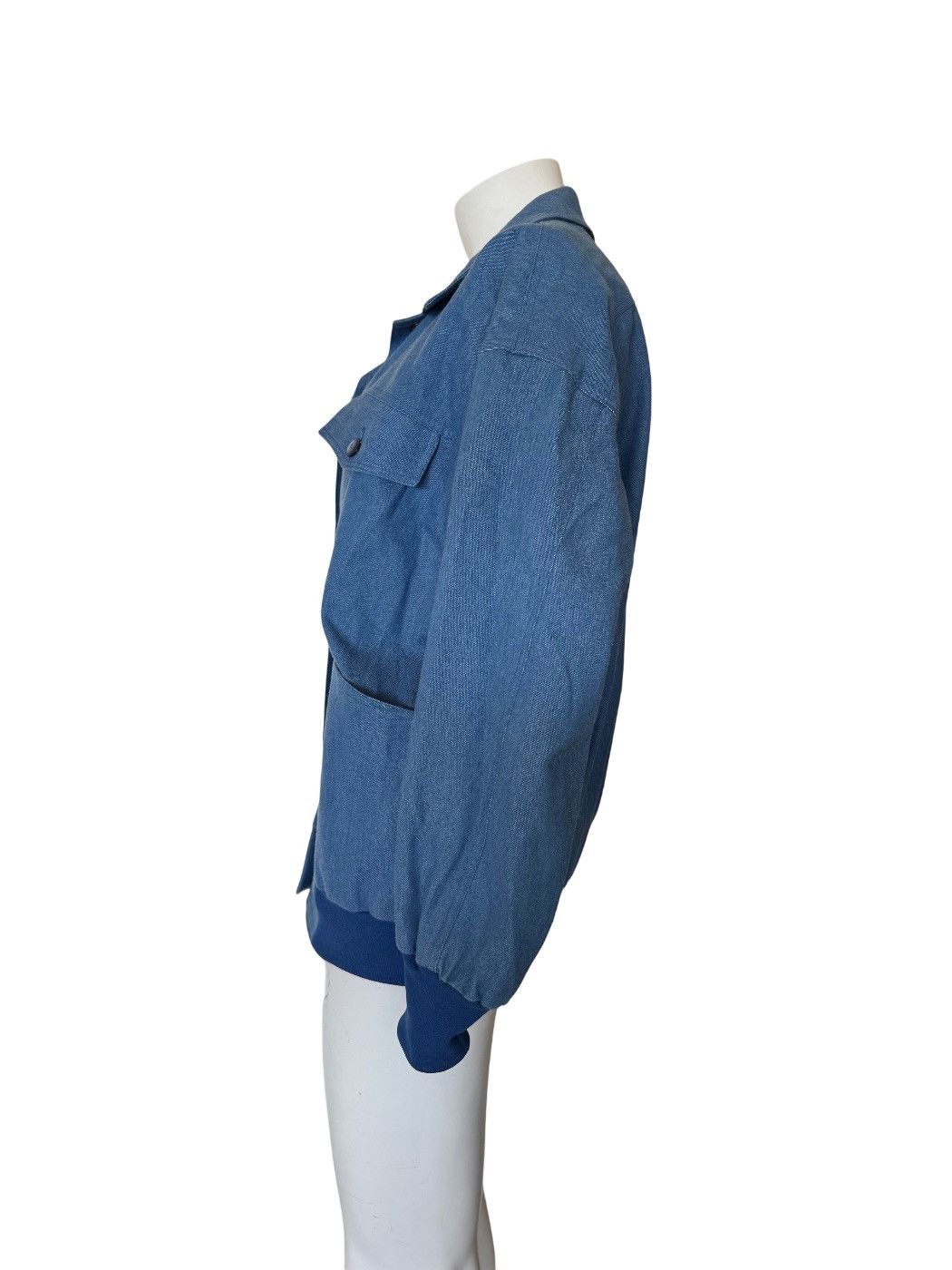 Other Adult unisex Large 70s light blue denim chambray jacket Size US M / EU 48-50 / 2 - 2 Thumbnail