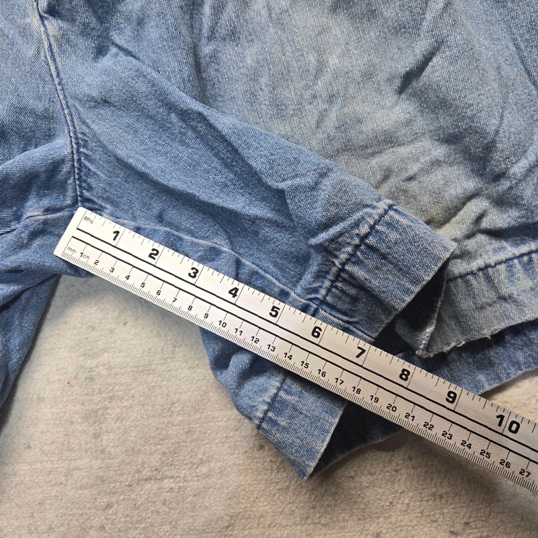 Lee Lee Blue Denim Jean Shorts High Rise Stretch Elastic Adult Women's Size 38 Size 26" / US 2 / IT 38 - 7 Thumbnail