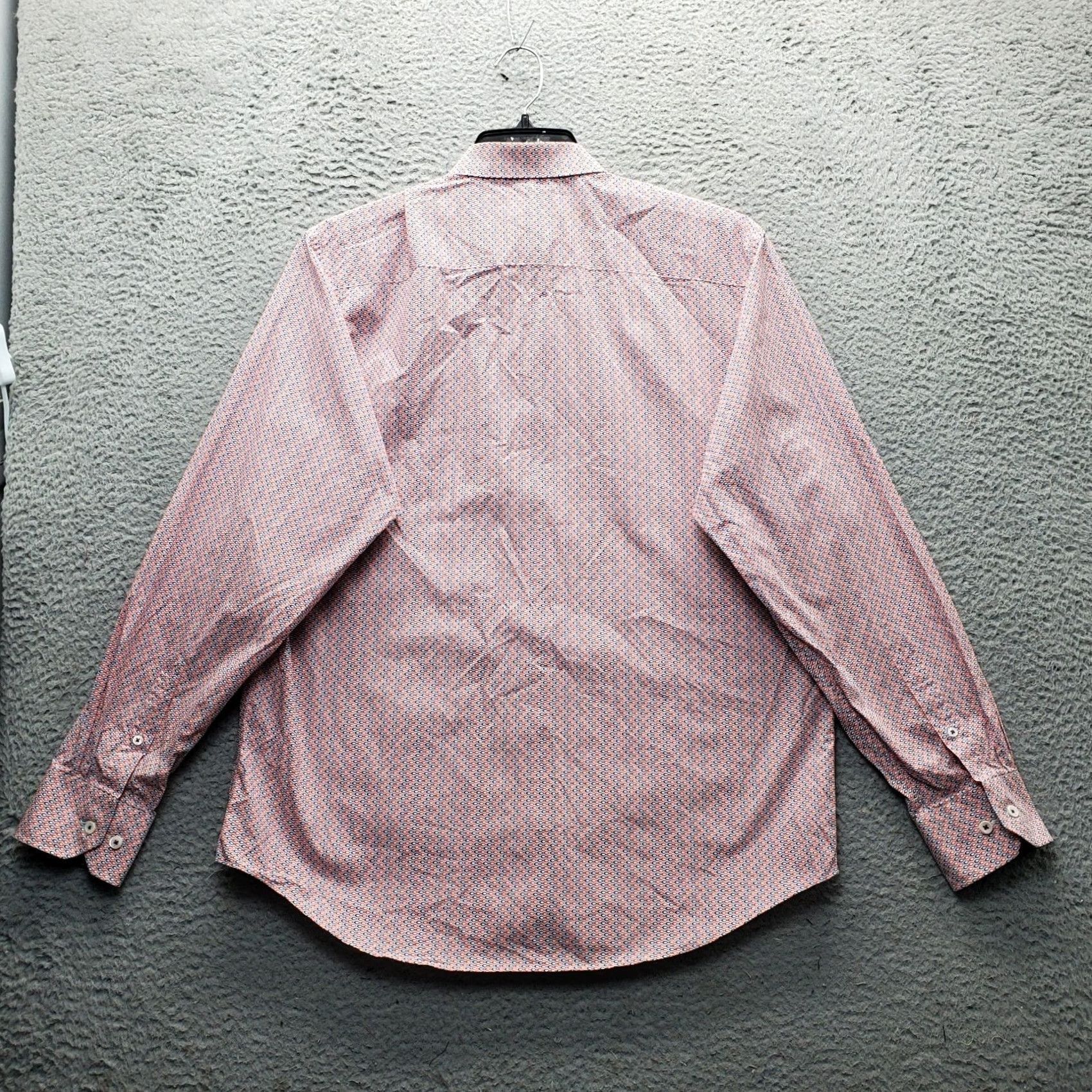 BUGATCHI Bugatchi Mens L Multi Patterned Long Sleeve Button-Up Shirt Size US L / EU 52-54 / 3 - 2 Thumbnail