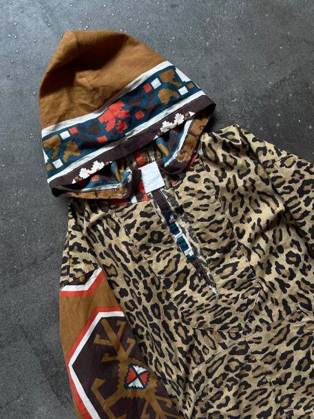 Takahiromiyashita The Soloist. TAKAHIROMIYASHITA TheSoloist. Leopard Print Hooded Pullover Size US L / EU 52-54 / 3 - 4 Thumbnail