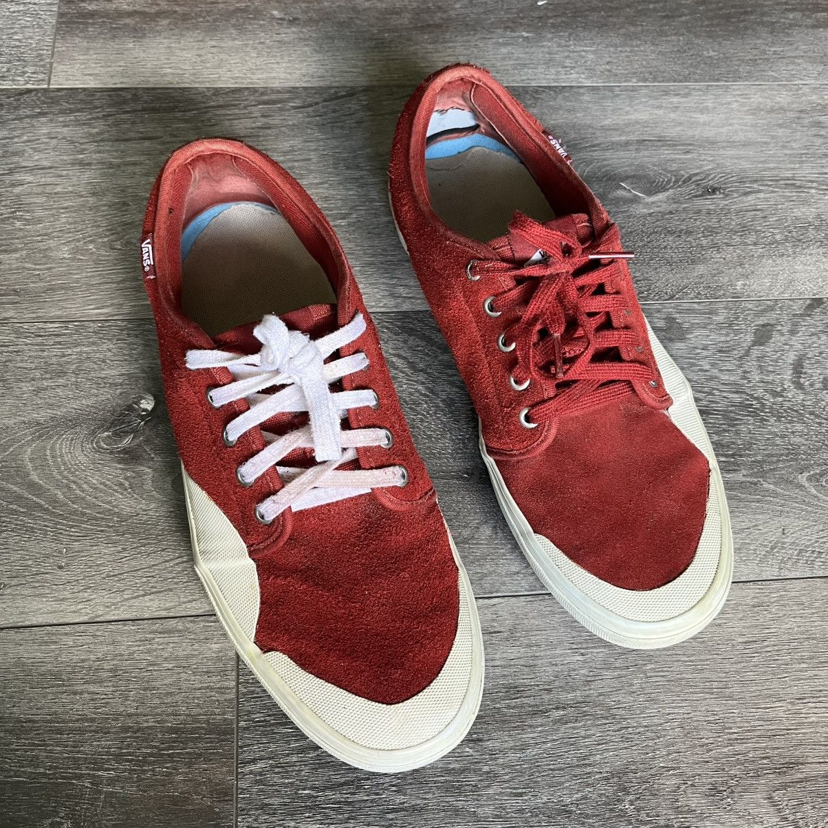 Vans Vans Chukka Low Pro Rubber Red Dahlia White Shoes Size 12 Size US 12 / EU 45 - 1 Thumbnail