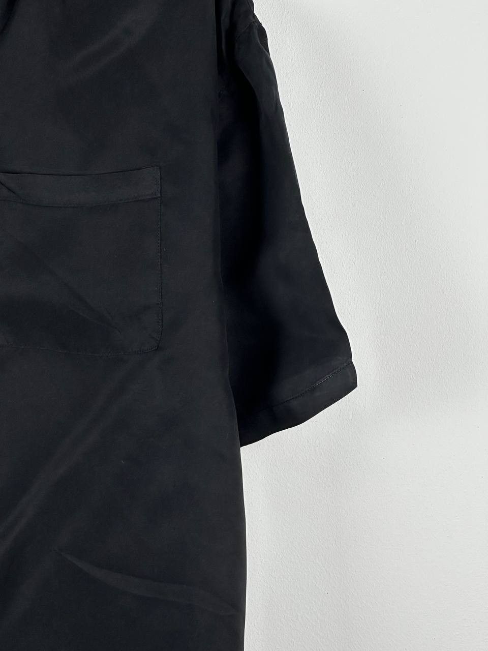 Japanese Brand × Mki Miyuki Zoku Mki Miyuki Zoku Rayon Black Camp Collar Shirt Size US M / EU 48-50 / 2 - 5 Thumbnail