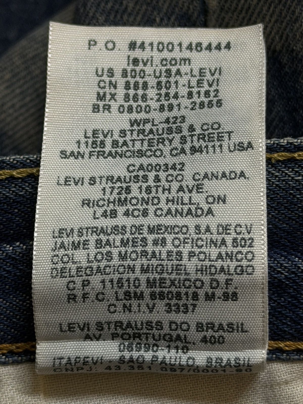 Levi's Vintage Clothing Vintage Y2K Levis 501 Blue Faded Wash Distress Straight Leg Size US 32 / EU 48 - 8 Thumbnail