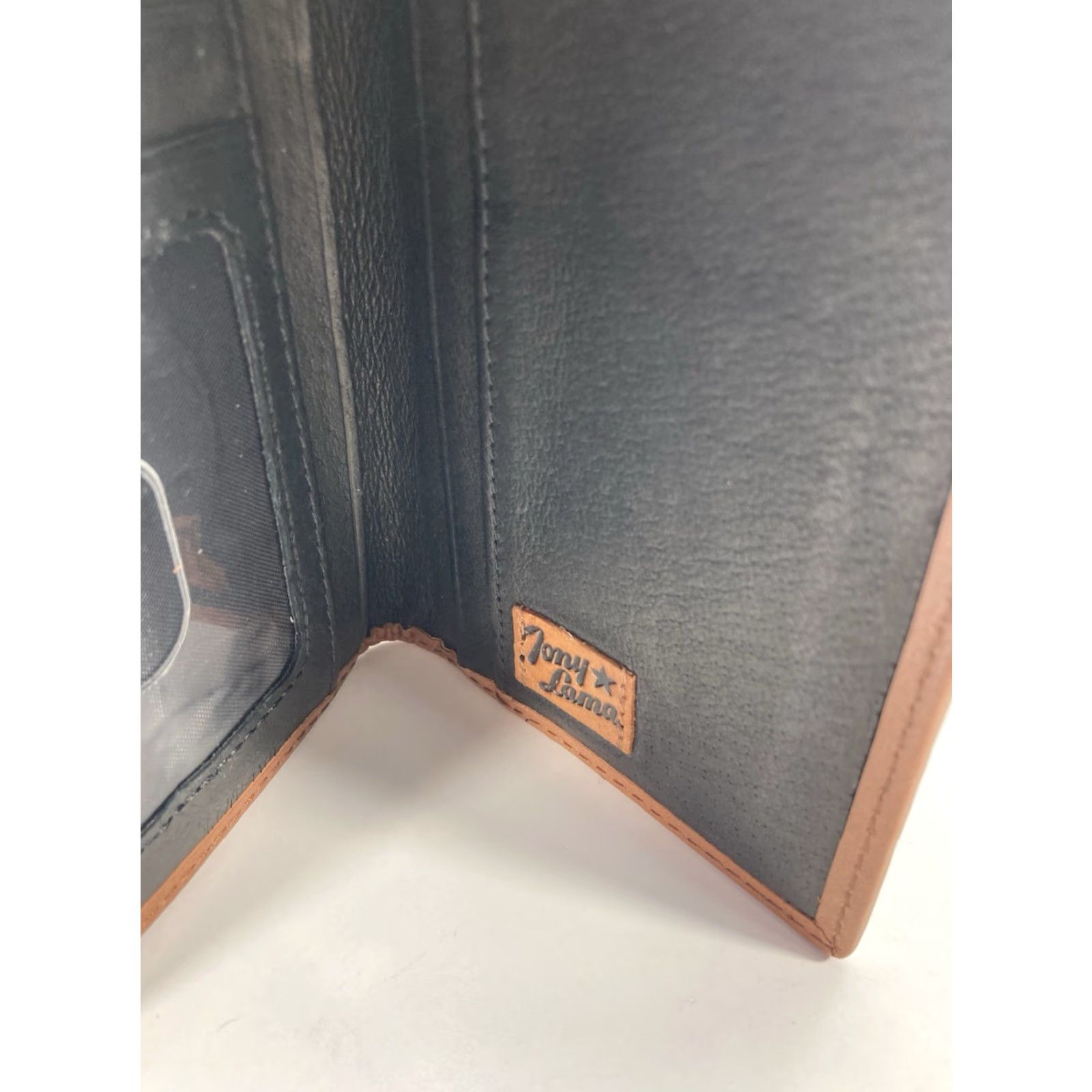 Tony Lama Tony Lama Rodeo Aztec Wallet Western Bifold 6.5X3.5 Leather Trim NWOT Brown Men Size ONE SIZE - 3 Thumbnail