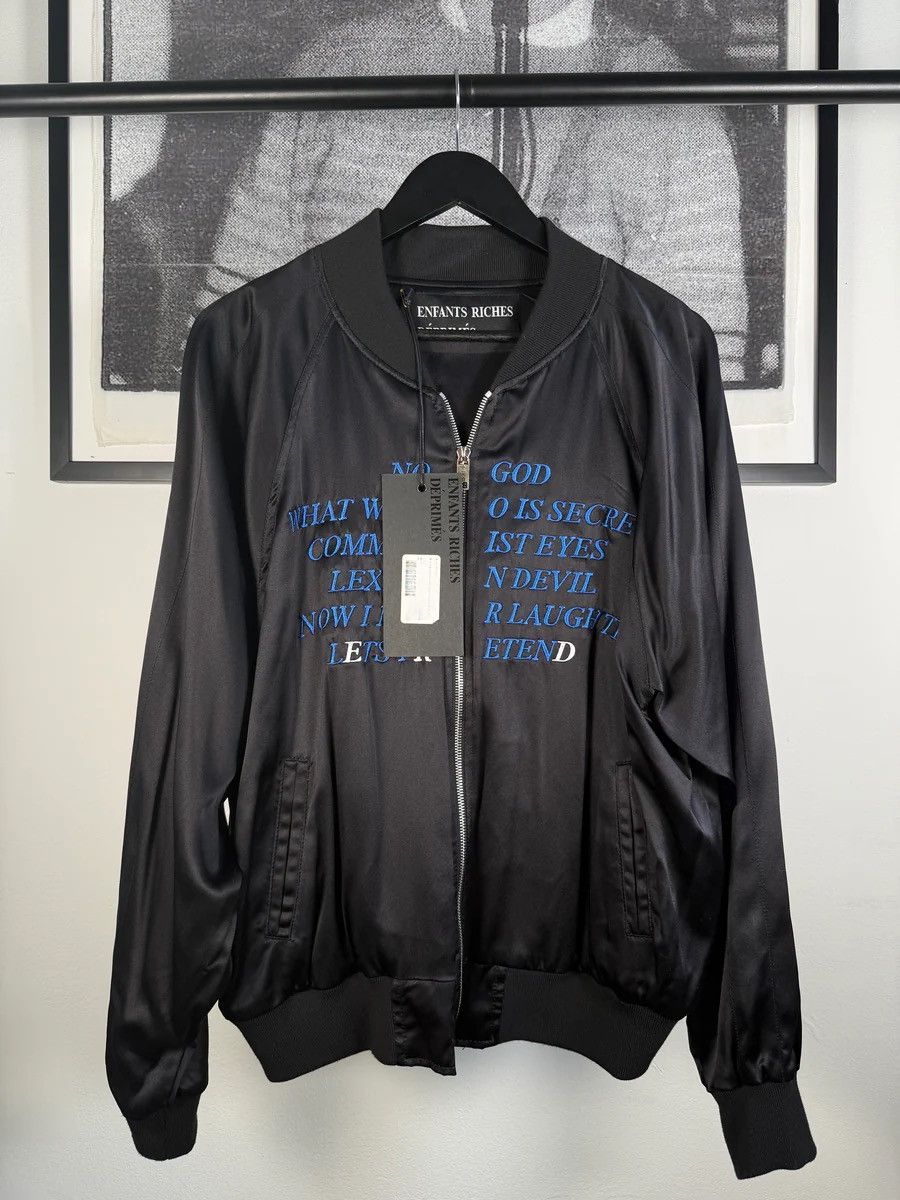 Enfants Riches Deprimes 🚭ERD GRAIL🚭BNWT ICONIC "GERMS" SILK BOMBER JACKET Size US XL / EU 56 / 4 - 1 Thumbnail
