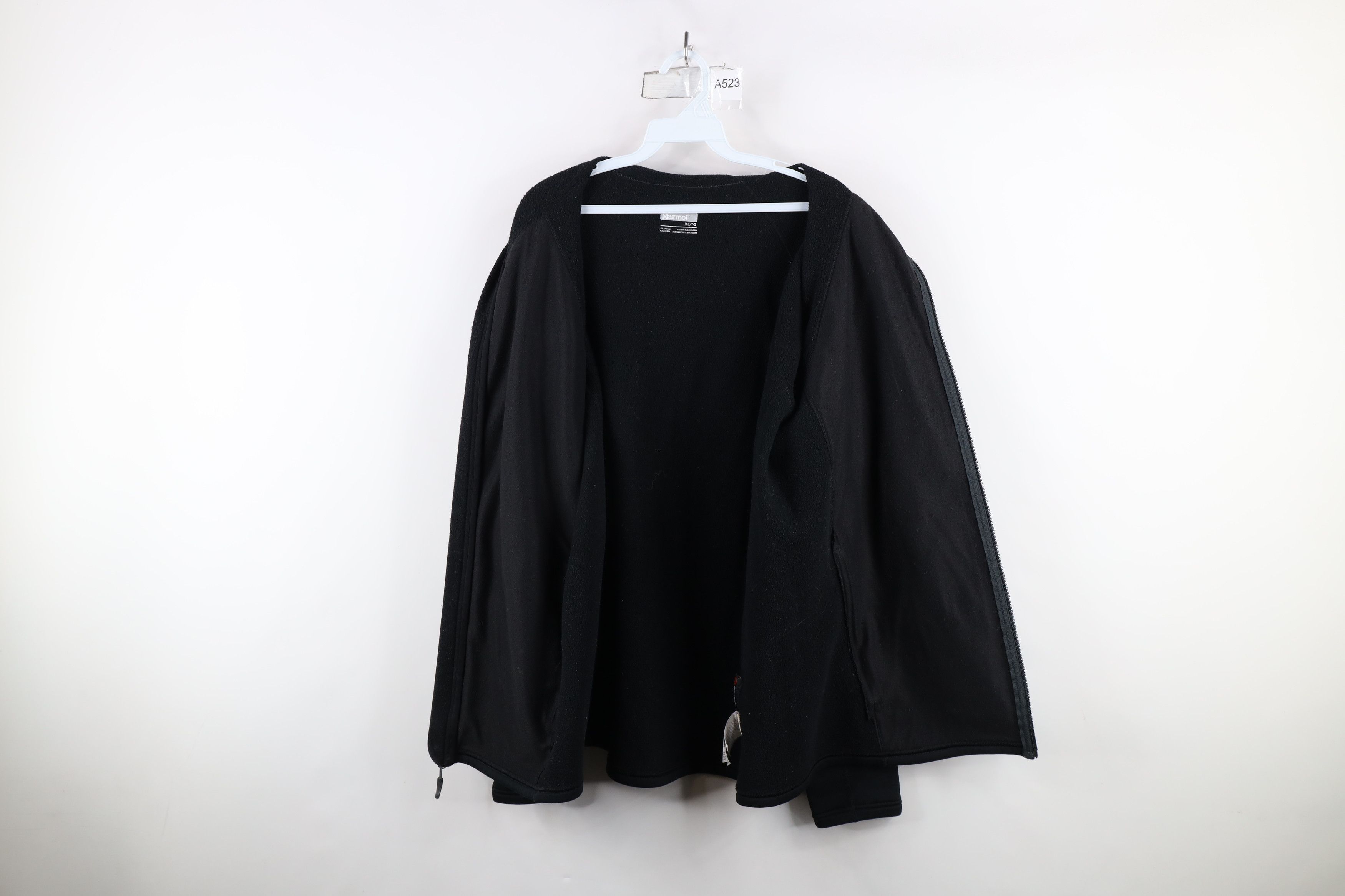 Marmot × Vintage Marmot Fleece Lined Hiking Outdoor Full Zip Jacket Black Size US XL / EU 56 / 4 - 9 Thumbnail