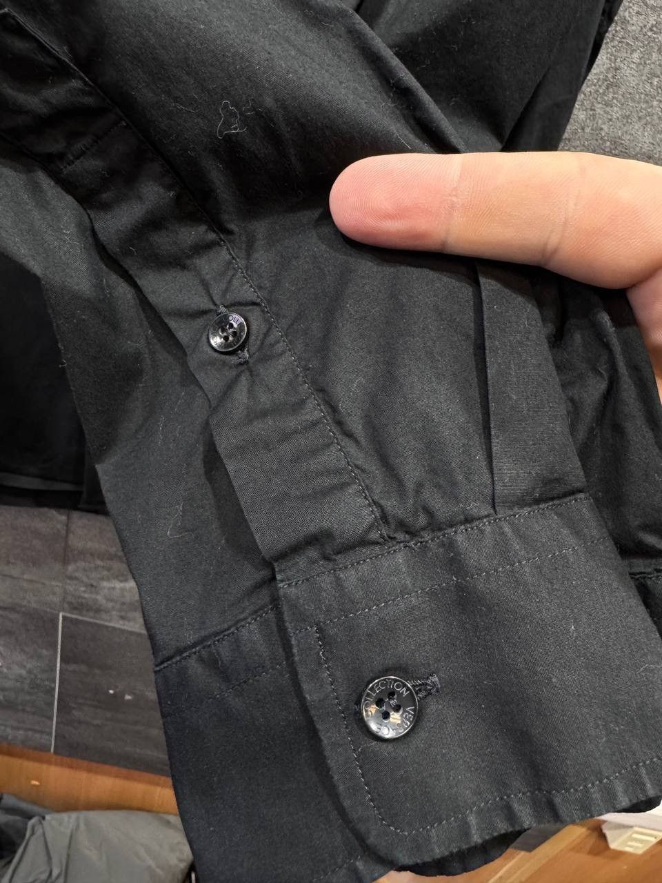 Versace Versace Collection Black Slim Fit Mens Shirt Button Up Size US S / EU 44-46 / 1 - 14 Thumbnail