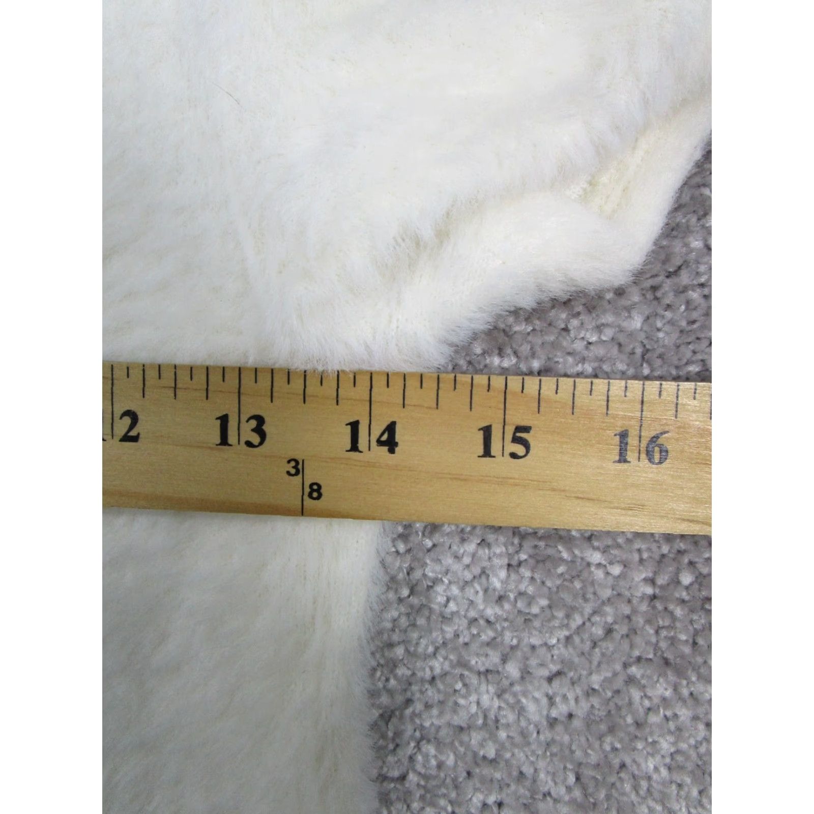 Zara VINTAGE Zara Shirt Womens Small White Faux Fur T-Shirt Short Sleeve Mock Neck Regular Fit Size S / US 4 / IT 40 - 6 Thumbnail