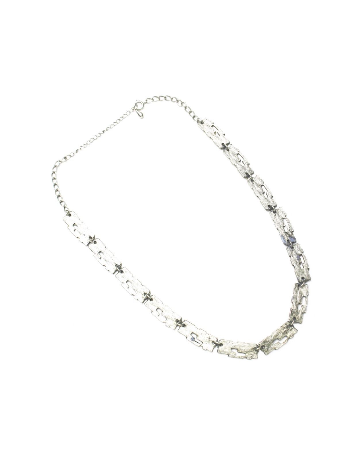 Vintage 2000S JAPANESE MADE MIRACLE MOSAIC SILVER-PLATED NECKLACE Size ONE SIZE - 4 Thumbnail
