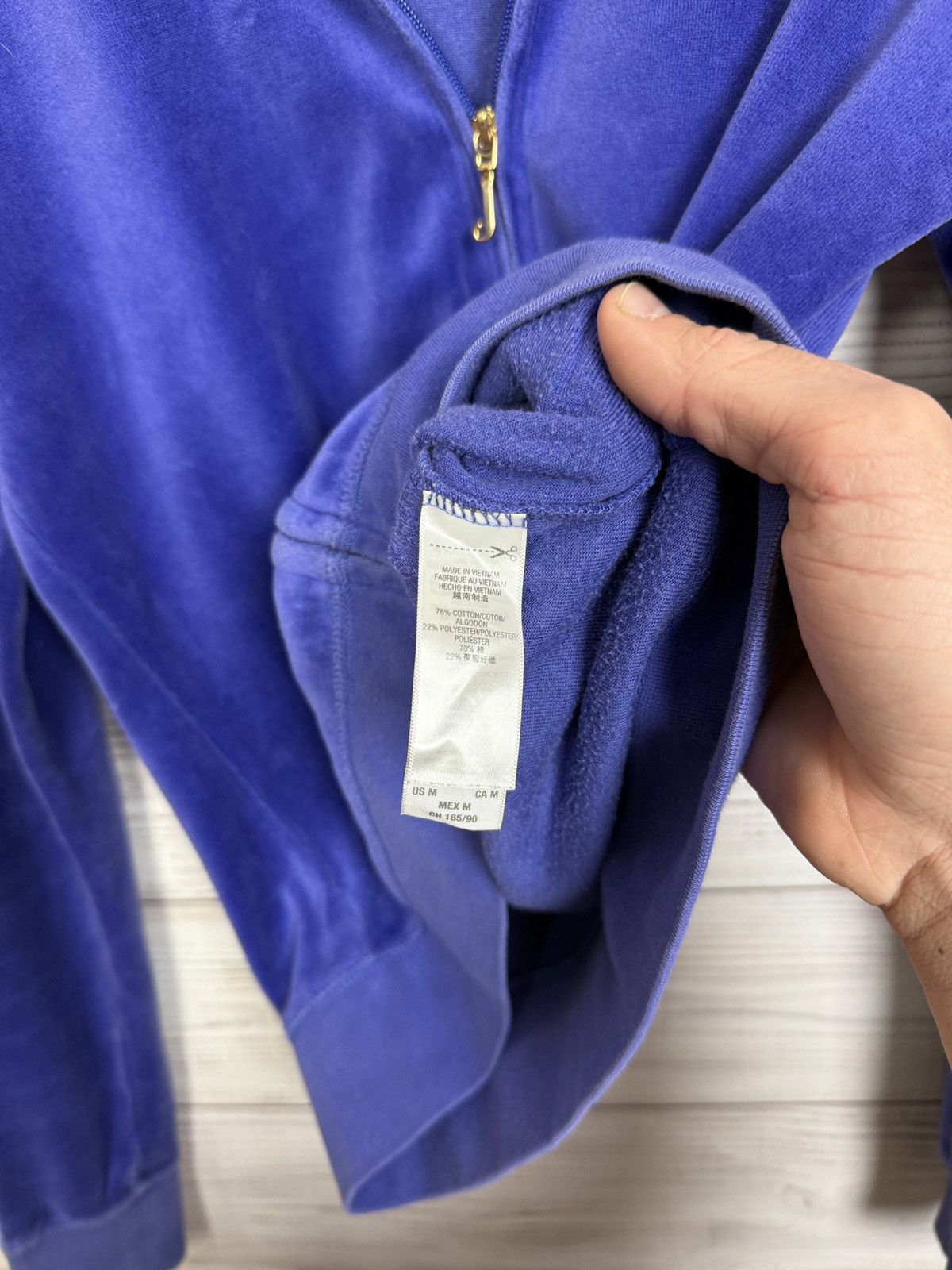 Japanese Brand VELOUR VINTAGE VIOLET Y2K JUICY COUTURE SUITS Size S / US 4 / IT 40 - 9 Thumbnail
