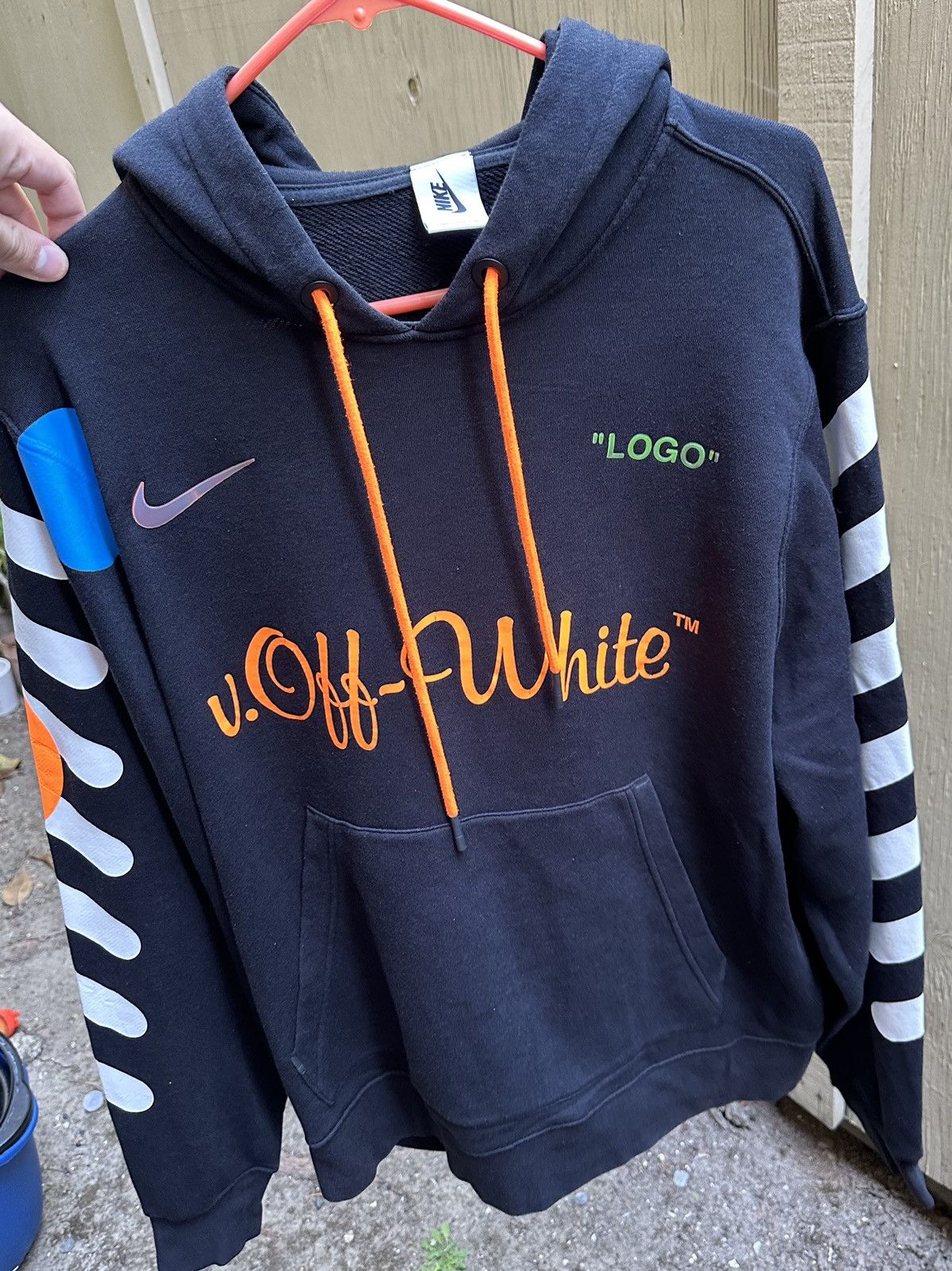 Nike Off White Nike Lab Off White Mercurial NRG Hoodie Black Grailed