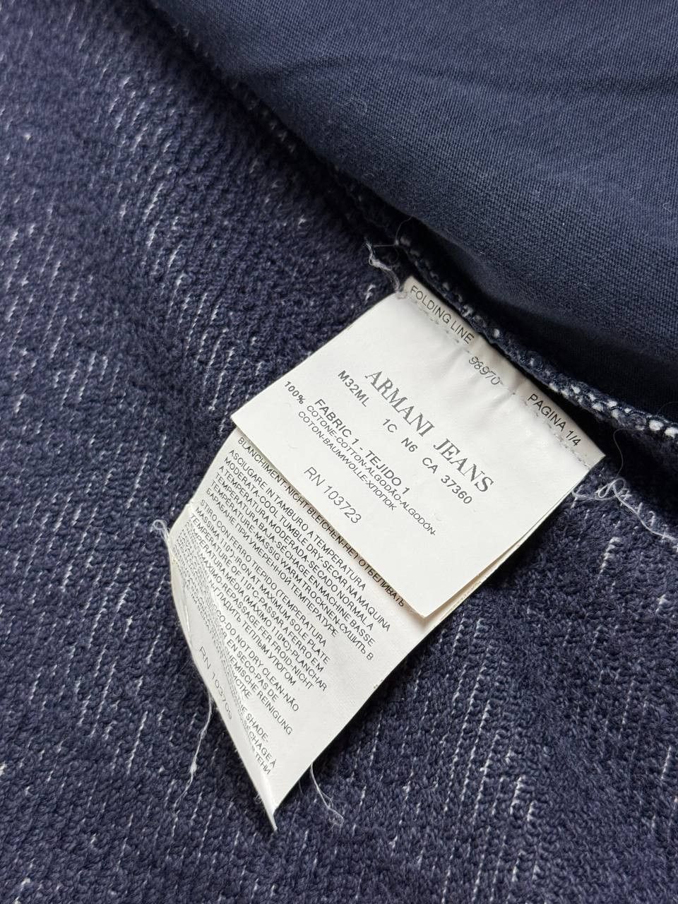 Armani Armani Jeans Full Zip Black Wool Sweater Jacket Men’s Size S Size US M / EU 48-50 / 2 - 11 Thumbnail