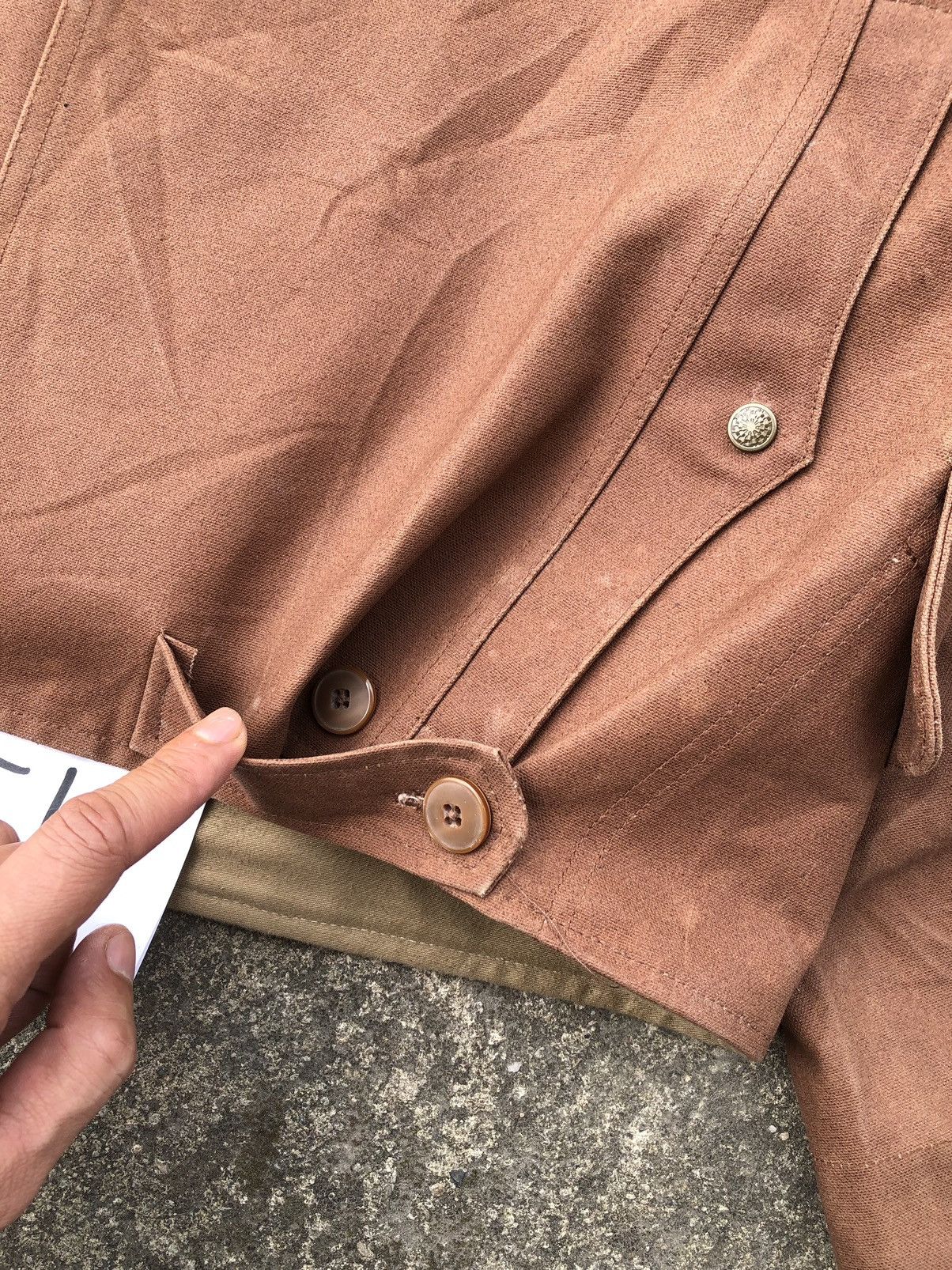 Japanese Brand × Trophy Clothing Oiled Hunting Jacket Size US XL / EU 56 / 4 - 10 Thumbnail