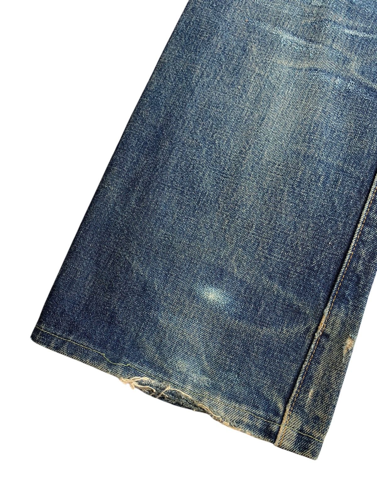 Levi's Vintage 90’s Levis 501XX Big E Thrashed Blue Denim Size US 30 / EU 46 - 22 Thumbnail