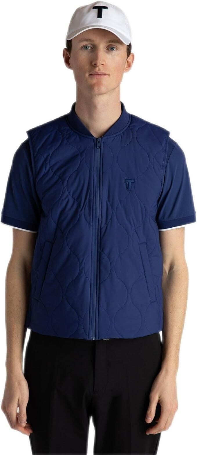 Tilley Tilley Quilt Coppin zip Golf Vest Gilet Blue ( S ) Size US S / EU 44-46 / 1 - 3 Thumbnail