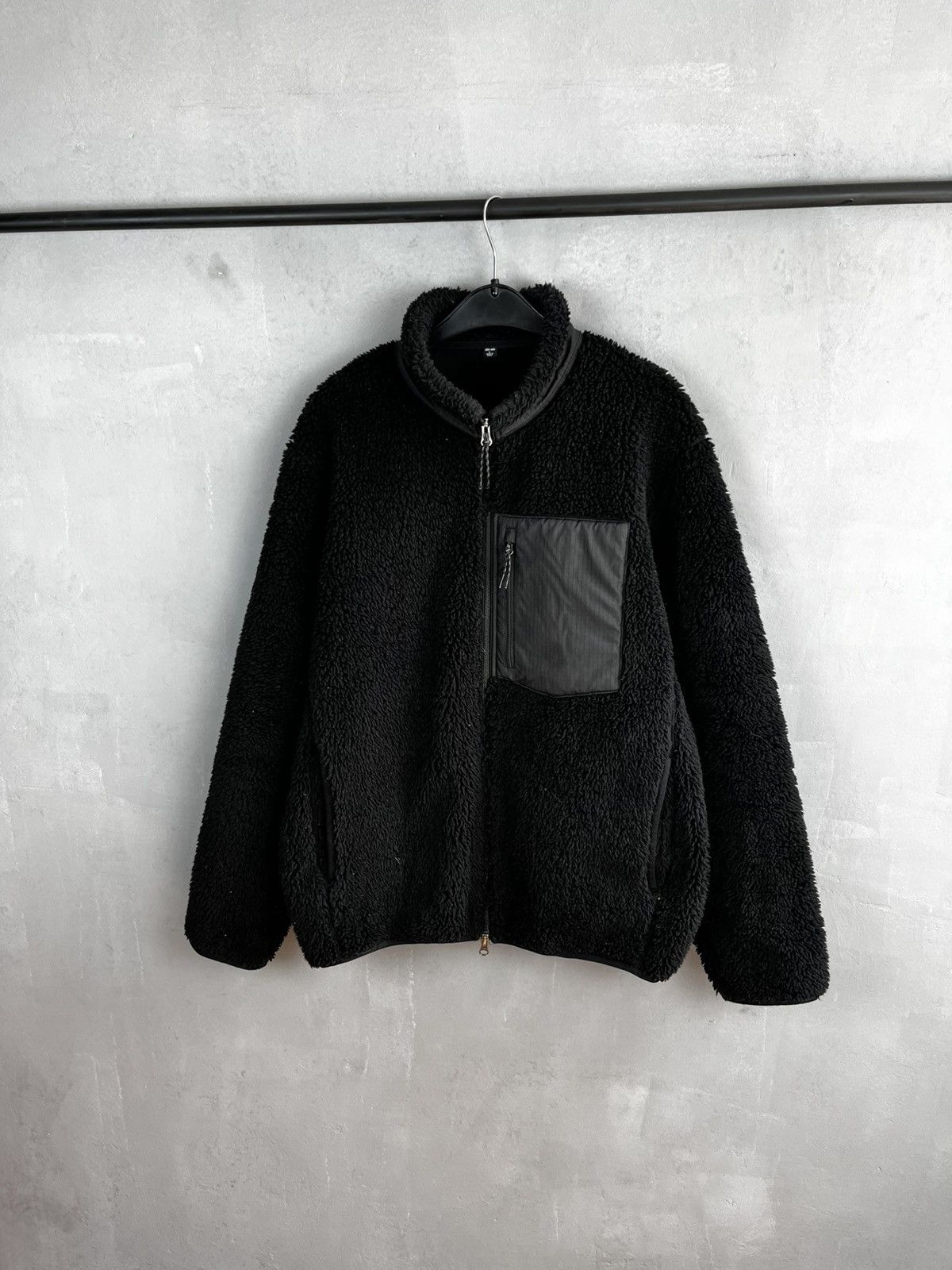 Japanese Brand × Uniqlo Uniqlo Fleece Jacket Black Size US L / EU 52-54 / 3 - 4 Thumbnail