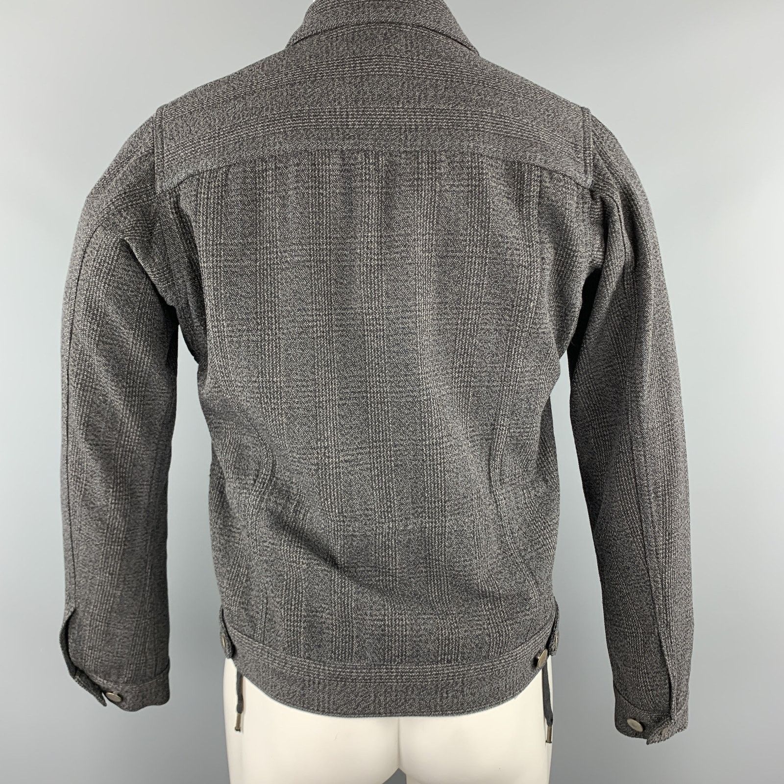 Marc Jacobs MARC JACOBS Size 36 Gray Glenplaid Yack Zip Trucker Jacket Size US S / EU 44-46 / 1 - 5 Thumbnail