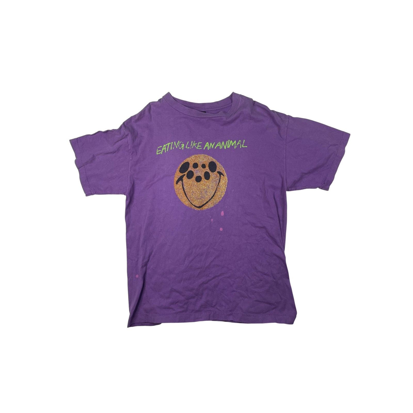 Saint Michael Saint Michael 'CPFM Smiley' Purple Tee Size US XL / EU 56 / 4 - 1 Thumbnail