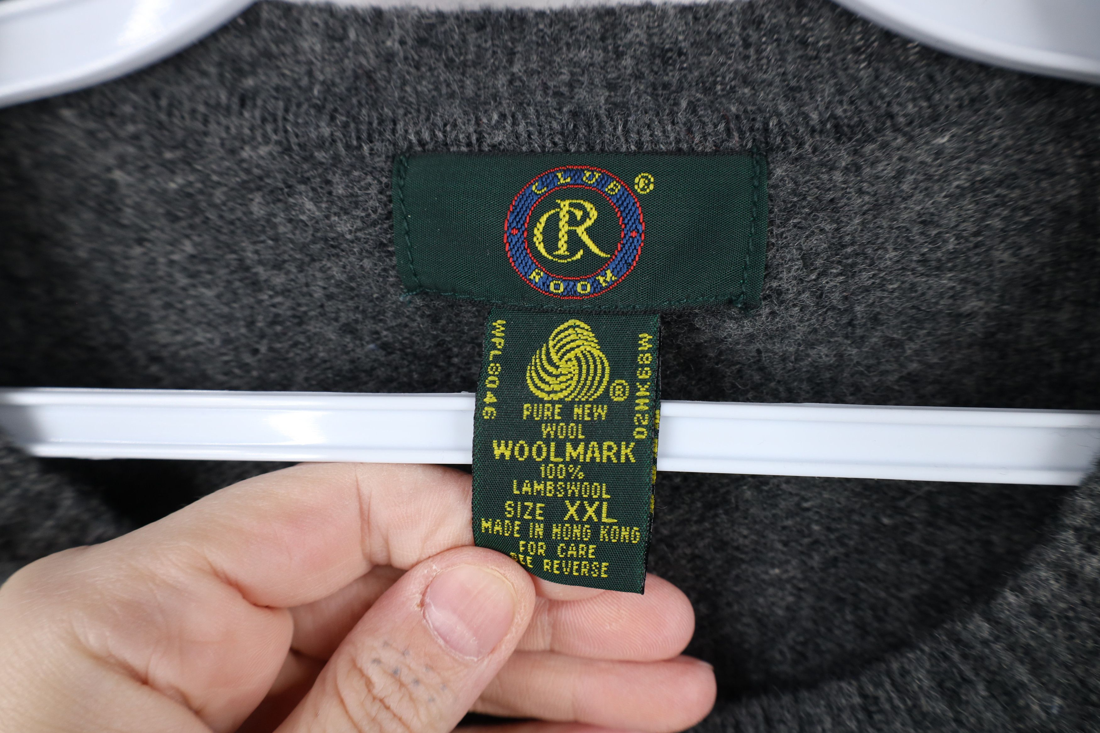 Vintage Vintage 90s Streetwear Wool Cable Knit Crewneck Sweater Size US XXL / EU 58 / 5 - 6 Thumbnail