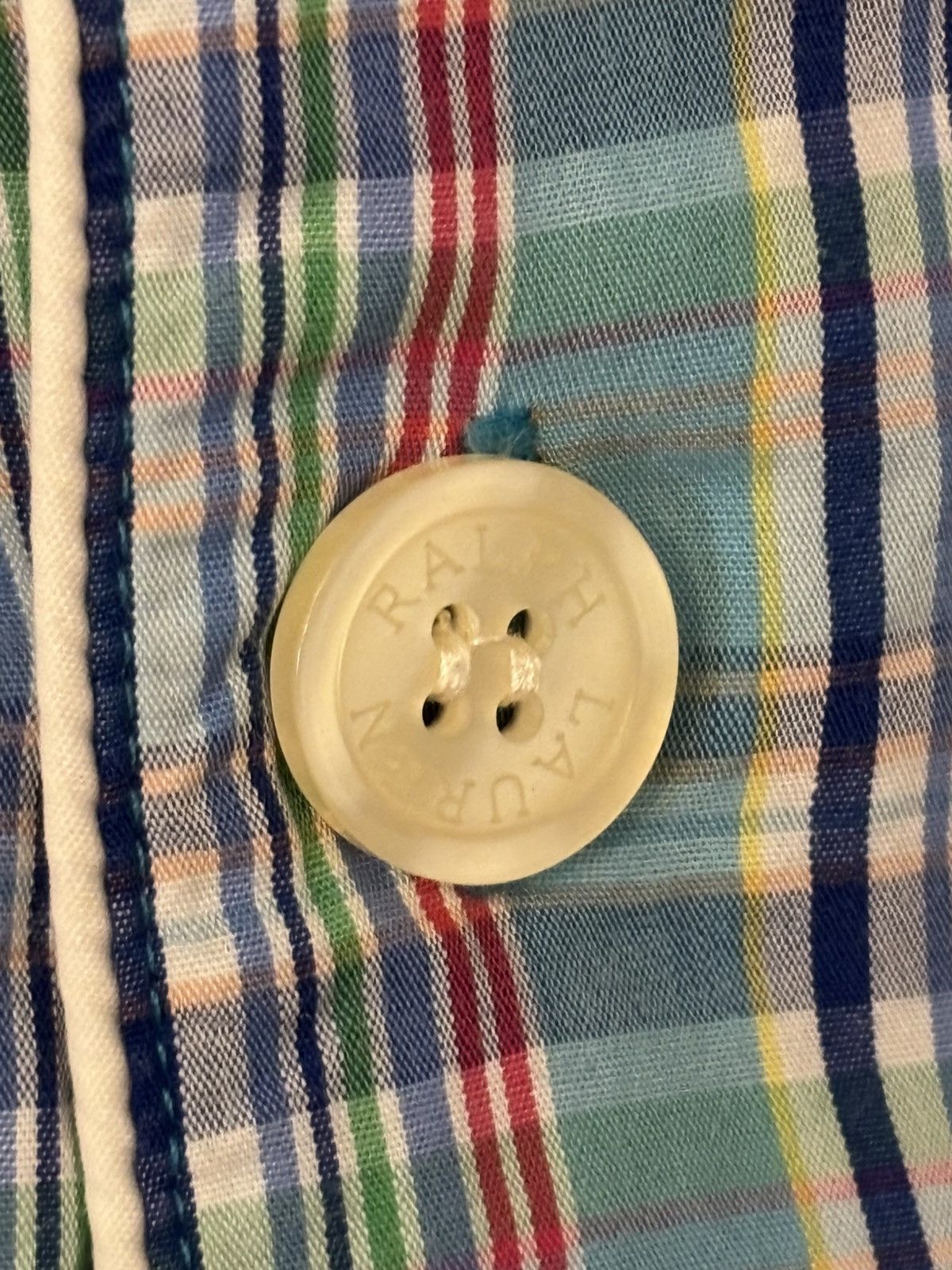 Polo Ralph Lauren Polo Ralph Lauren Plaid Woven Blue Pajama Shirt - L Size US L / EU 52-54 / 3 - 4 Thumbnail