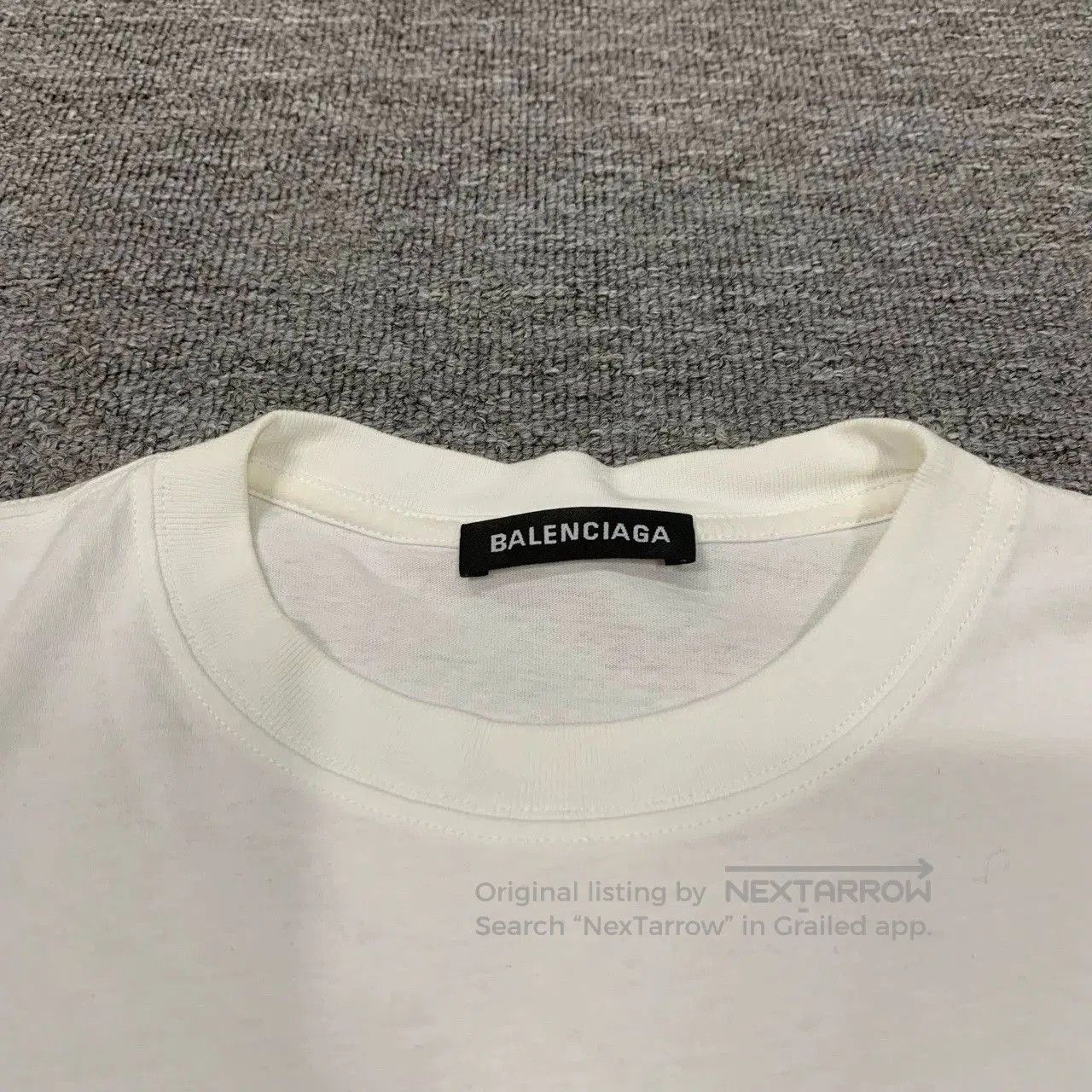 Balenciaga Balenciaga White Gymnast Short Sleeve Tee. Size US S / EU 44-46 / 1 - 9 Thumbnail