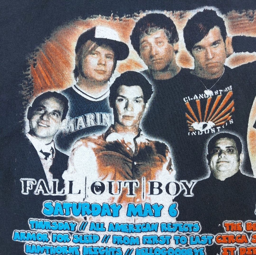Band Tees VTG 2006 The Bamboozle Taking Back Sunday Fall Out Boy TEE Size US S / EU 44-46 / 1 - 12 Thumbnail