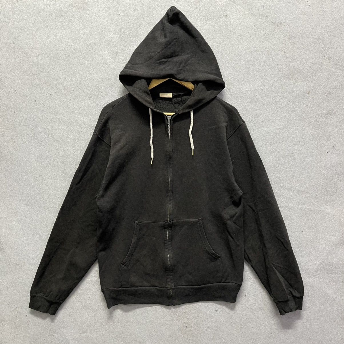 Hanes Vintage Hanes Activewear Zip-Up Hoodie – Classic Plain Size US L / EU 52-54 / 3 - 1 Thumbnail
