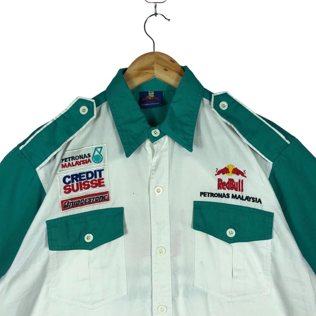 Red Bull × Vintage Vintage Red Bull Racing Men T-shirt Sauber Petronas Size US L / EU 52-54 / 3 - 5 Thumbnail