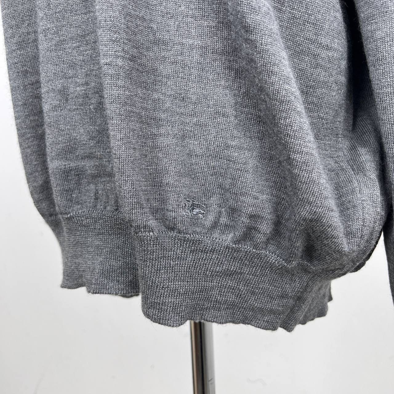 Burberry Burberry Sweater High Neck Gray Size XXL Size US XXL / EU 58 / 5 - 3 Thumbnail