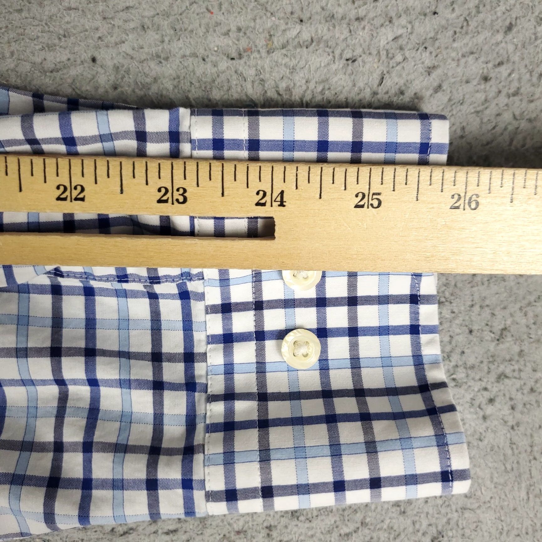 Peter Millar Peter Millar Shirt Mens XL Blue Plaid Long Sleeve Button-Up Size US XL / EU 56 / 4 - 6 Thumbnail