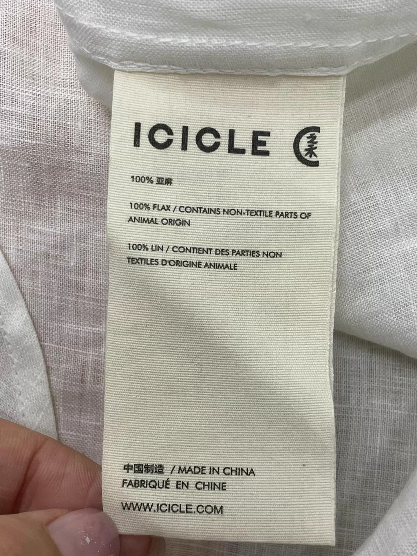 Other ICICLE White Linen Shirt 32 Size XXS / US 00 / IT 34 - 4 Thumbnail