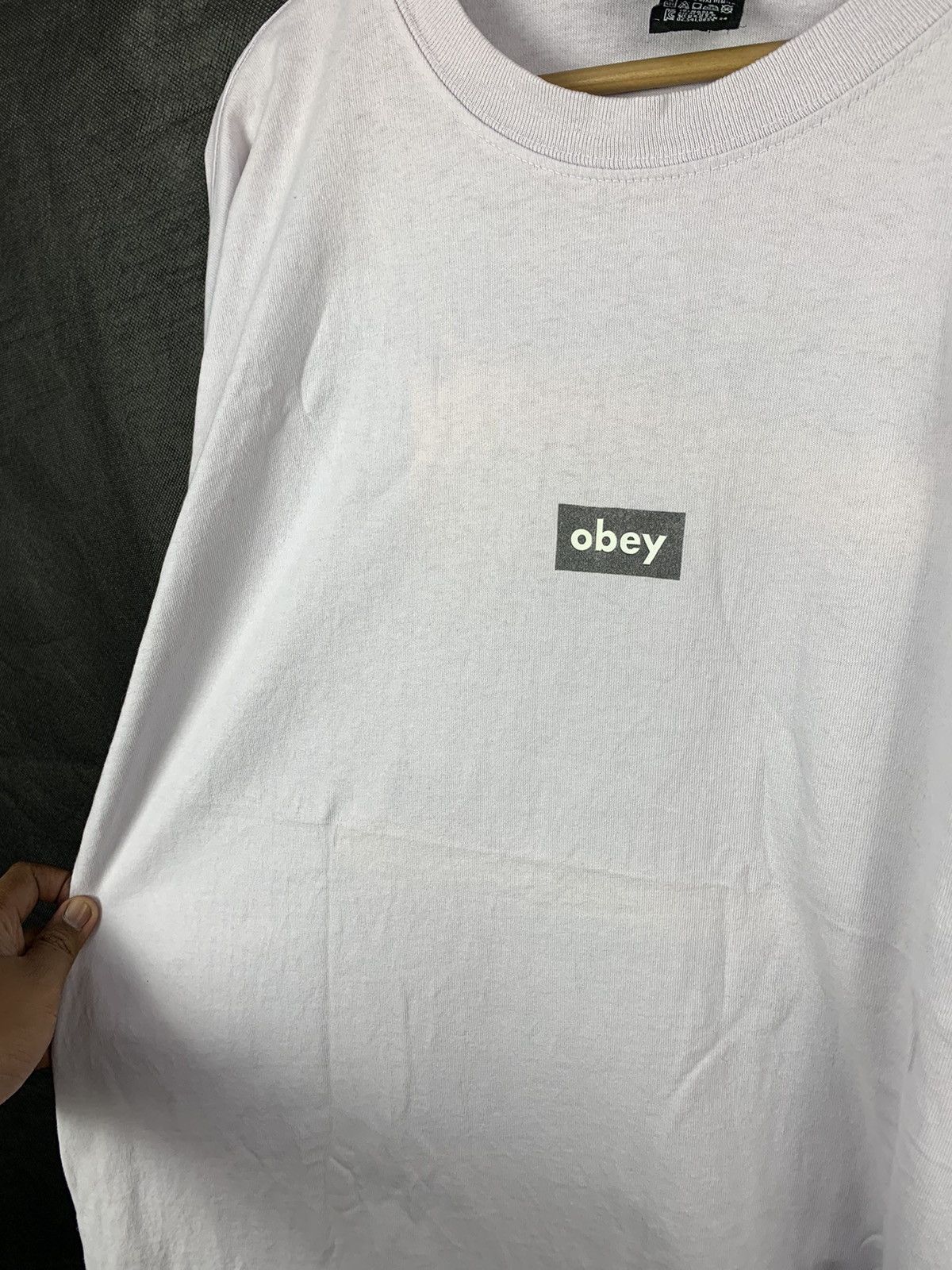 Obey Steals! Obey Box Logo Longsleeves Tee Size US XL / EU 56 / 4 - 6 Thumbnail