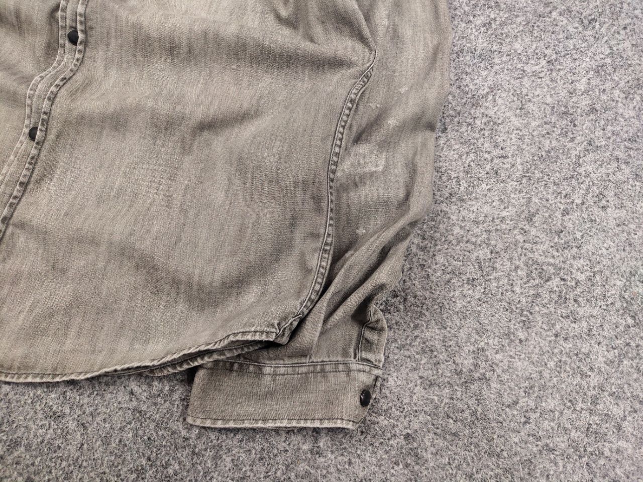The Kooples The Kooples Jeans Fitted Distressed Button Denim Shirt Size US M / EU 48-50 / 2 - 6 Thumbnail