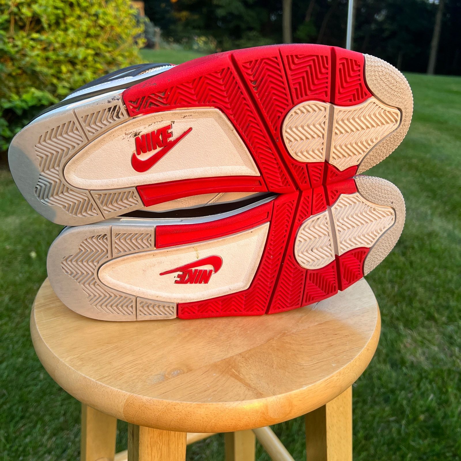 Jordan Brand × Nike Air Jordan 4 Retro OG Fire Red 2020 Men's Shoes - Size 11.5 Size US 11.5 / EU 44-45 - 7 Thumbnail