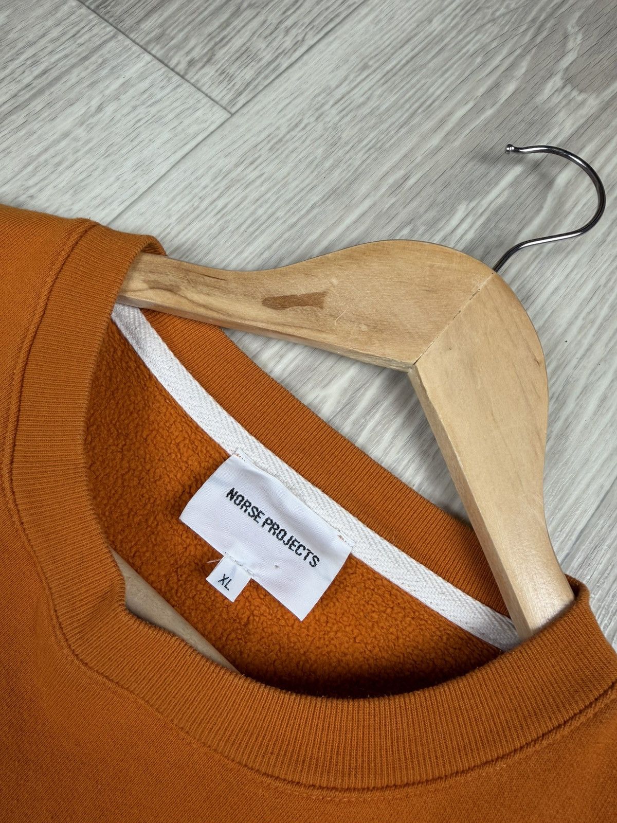 Norse Projects Norse Projects Crew Neck Orange Sweatshirt Size XL Size US XL / EU 56 / 4 - 7 Thumbnail