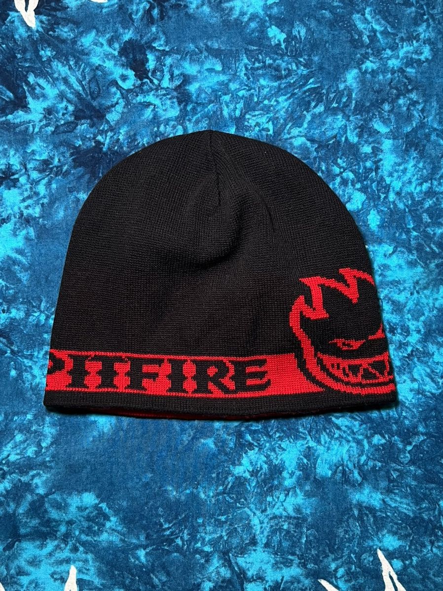 Spitfire Vintage Spitfire🔥 Reversible Skater Beanie Hat Big Logo Size ONE SIZE - 10 Thumbnail