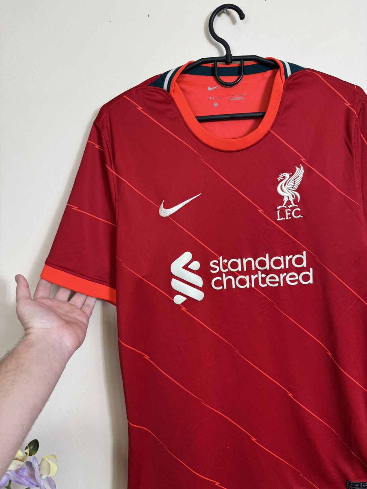 Nike Nike Liverpool Jersey 2021-22 #6 Thiago Home Kit Soccer L Size US L / EU 52-54 / 3 - 8 Thumbnail