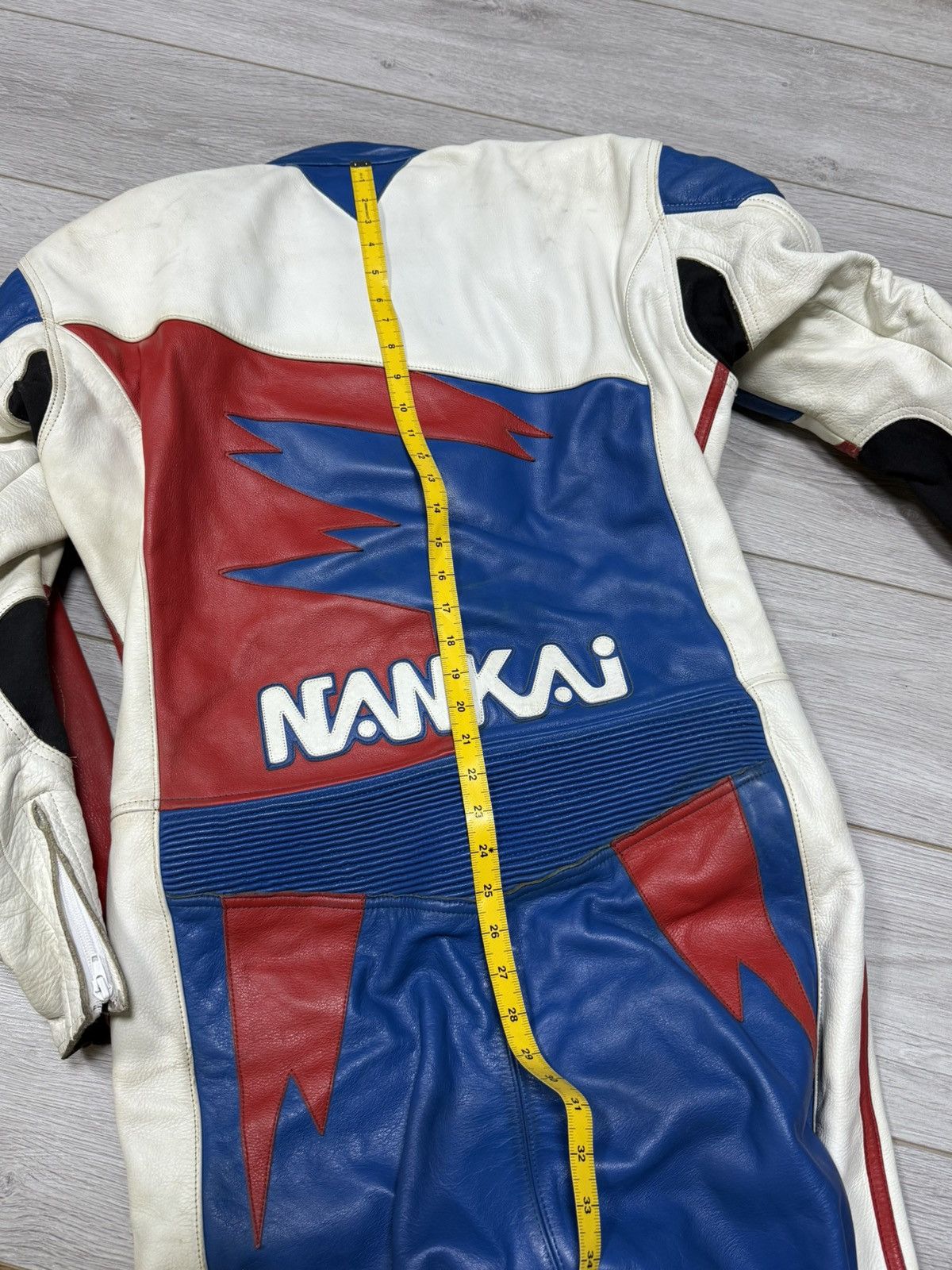NANKAI Japan Leather suit overall MOTO protection