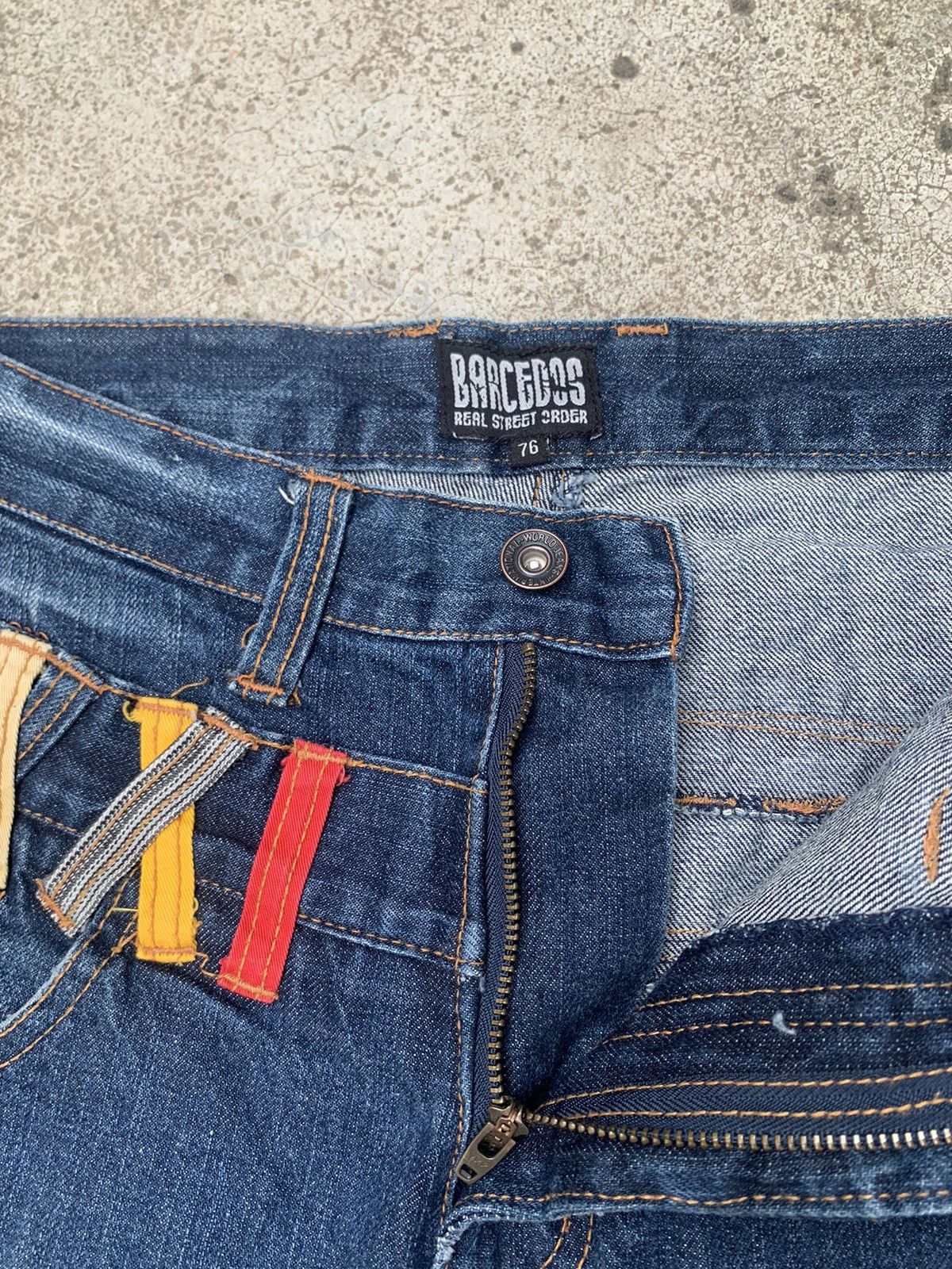 If Six Was Nine × Japanese Brand Barcedos double waist spiral cut flared jeans Size US 30 / EU 46 - 6 Thumbnail
