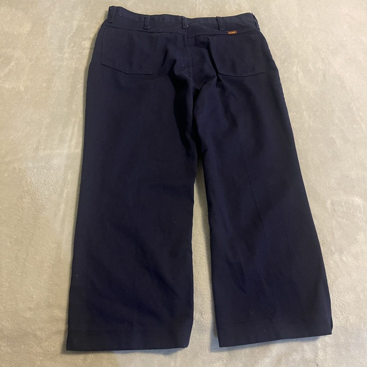 Rustler Vintage Rustler Pants Men 36x30 Blue Dress Slacks (34x25) Size US 34 / EU 50 - 2 Thumbnail