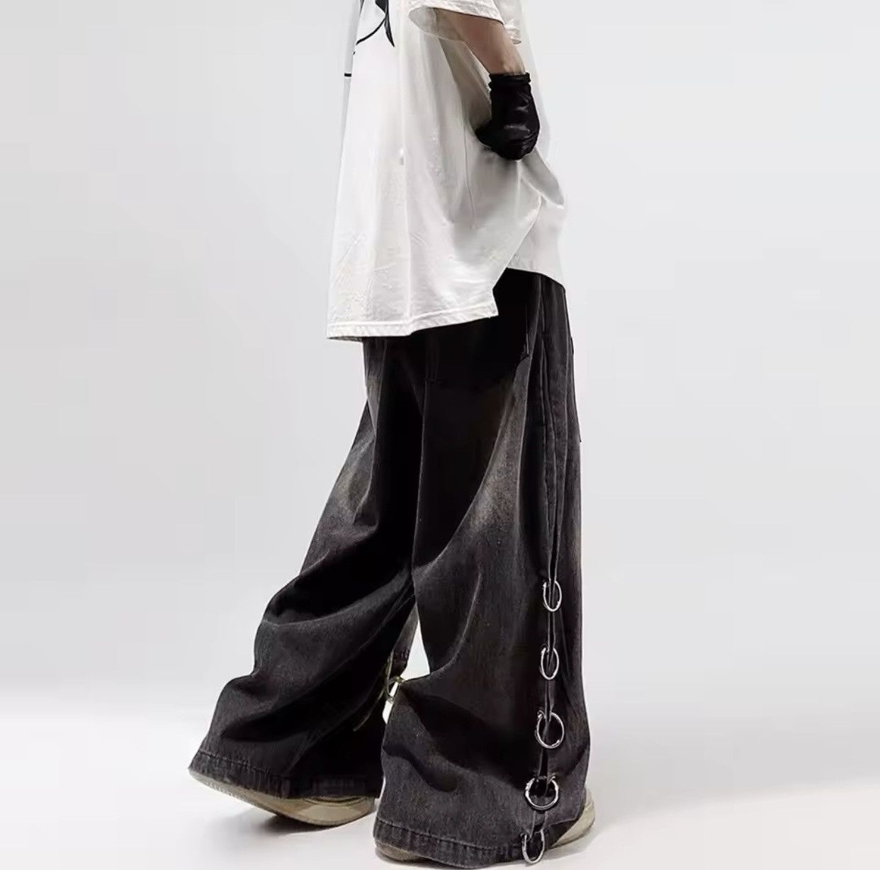 Denime × Vintage American Style Oversized Pocket Retro Baggy Jeans Size US 32 / EU 48 - 4 Thumbnail