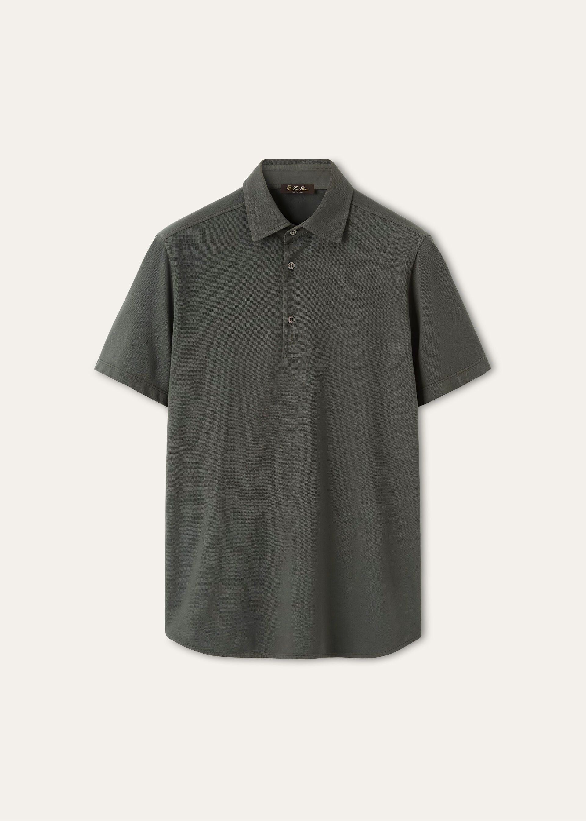 Loro Piana os11x0226 FAP9959 Brenna Polo Shirt in Clorofilla Size US M / EU 48-50 / 2 - 1 Thumbnail