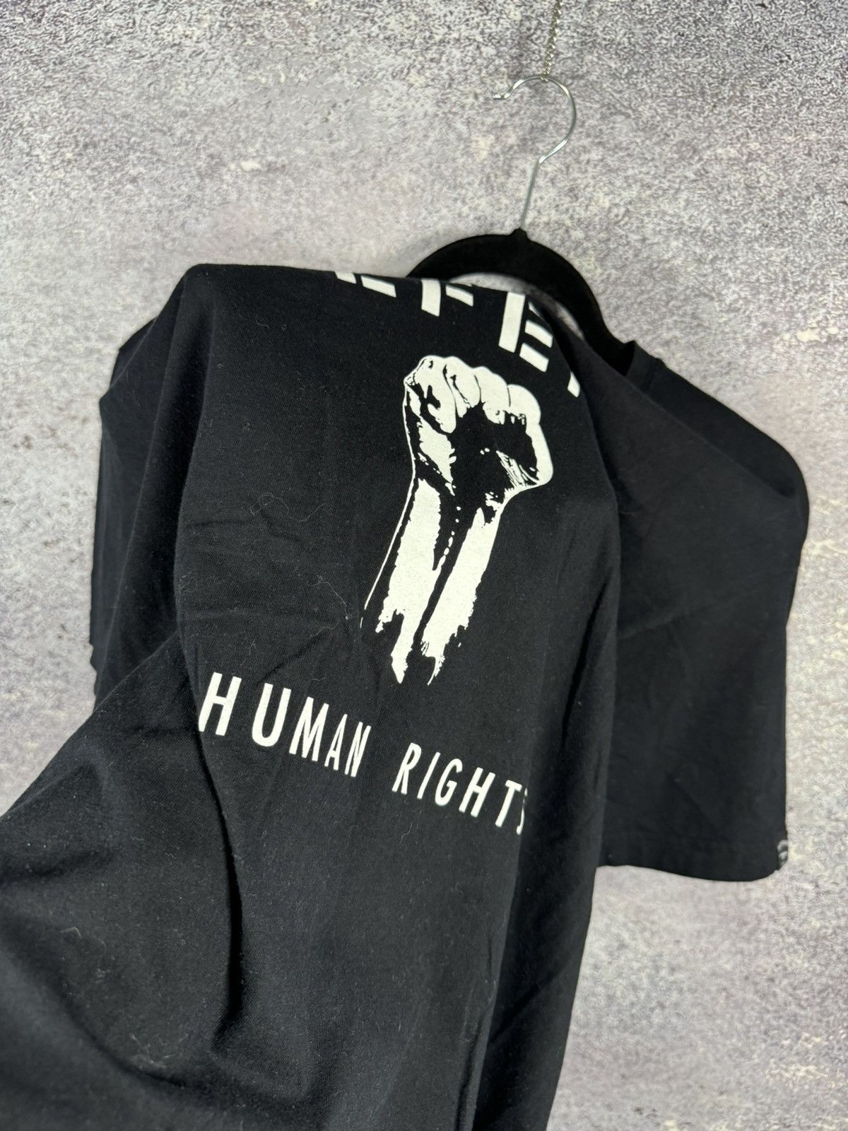 DEFEND PARIS Defend Paris Human Rights Black T Shirt Large Size US L / EU 52-54 / 3 - 8 Thumbnail