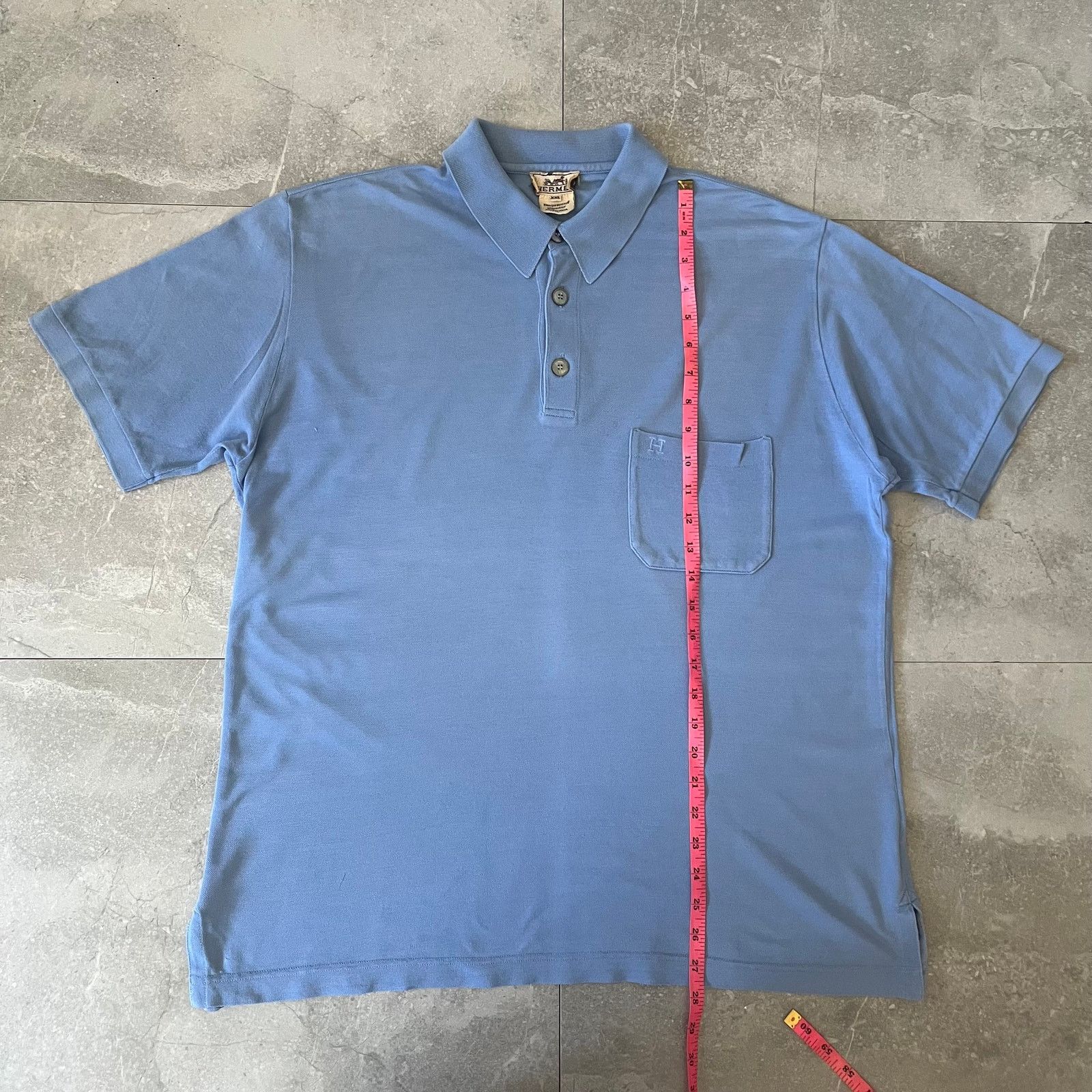 Hermes Vintage Hermès Men’s Polo Shirt – Size XXL – Made in Italy Size US XXL / EU 58 / 5 - 6 Thumbnail