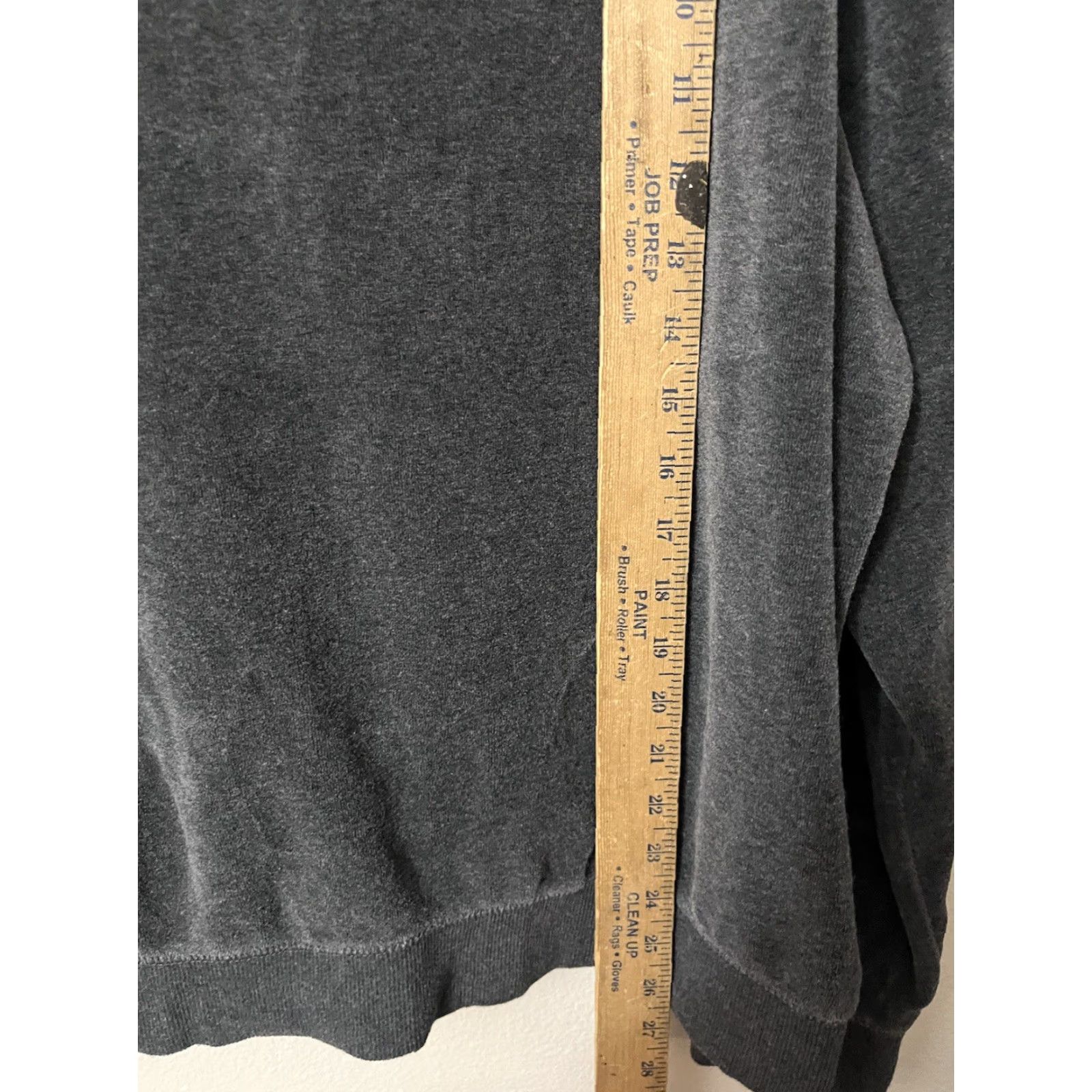 Calvin Klein CALVIN KLEIN Performance Sweatshirt Women L Gray Quick Dry Velour Full Zip Funnel Neck Womens Size L / US 10 / IT 46 - 4 Thumbnail