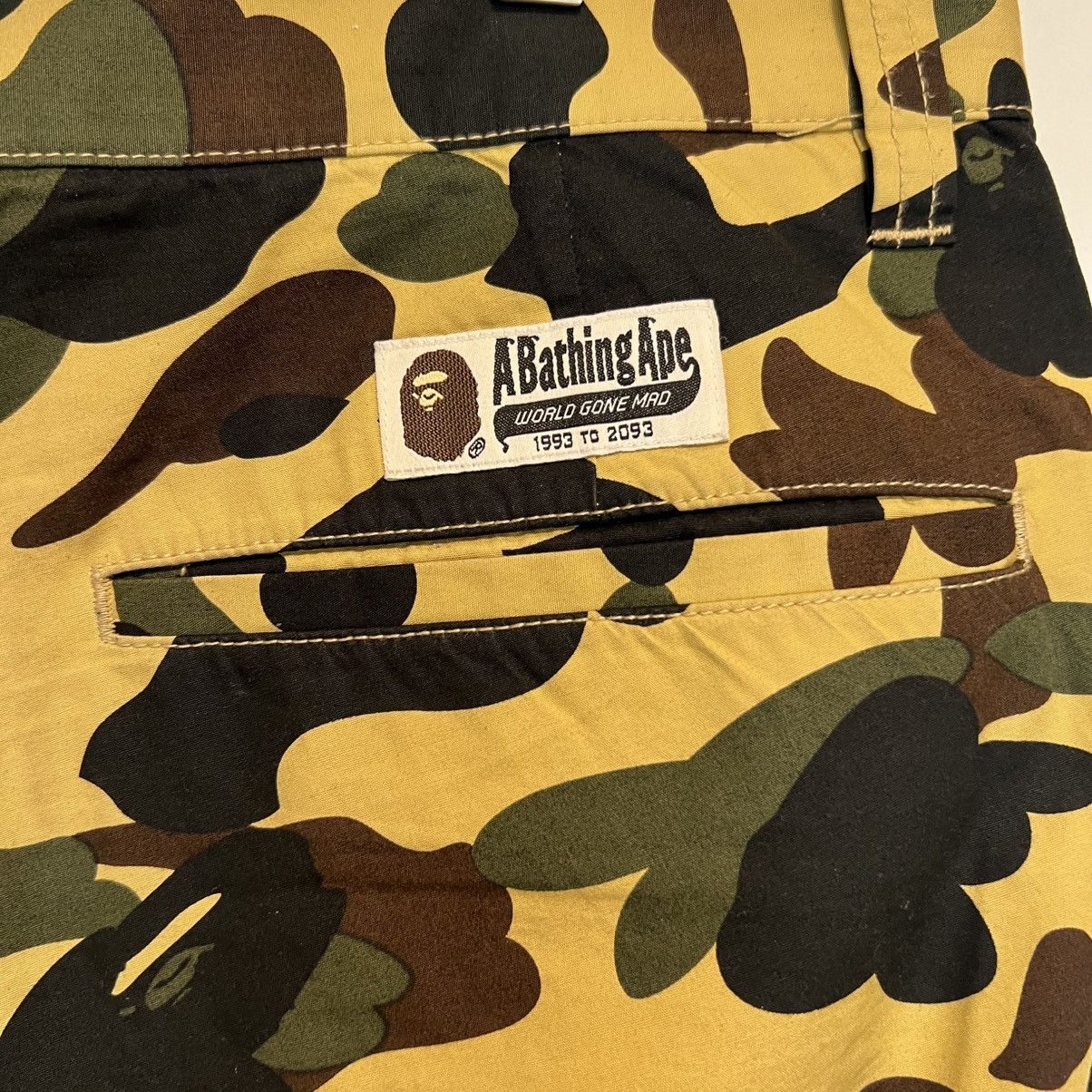Bape Bape Shark Green Camo Track Pants Size US 39 - 3 Thumbnail