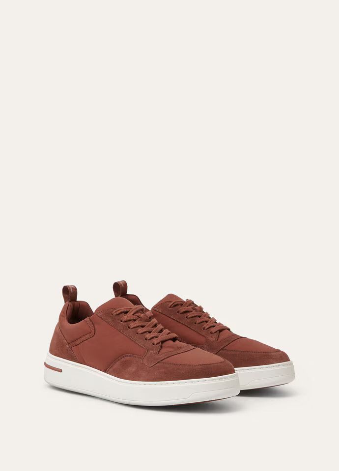 Loro Piana o1srvl11e0825 Low-Top Sneakers in Burgundy Size US 10 / EU 43 - 3 Thumbnail