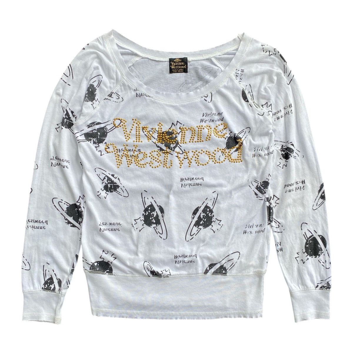 Vivienne Westwood RARE vivienne westwood gold label knit studded sweatshirt Size M / US 6-8 / IT 42-44 - 1 Thumbnail